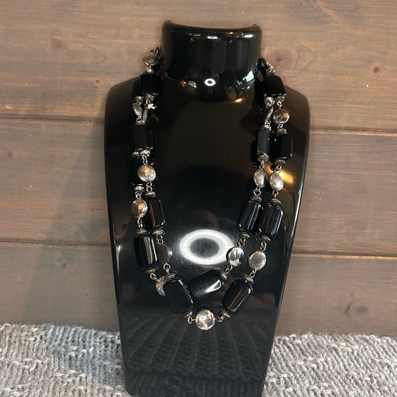 Bundle Of 3 Black Beaded Necklaces - Picture 4 of 10